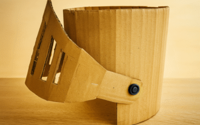 Ritterhelm basteln aus Karton