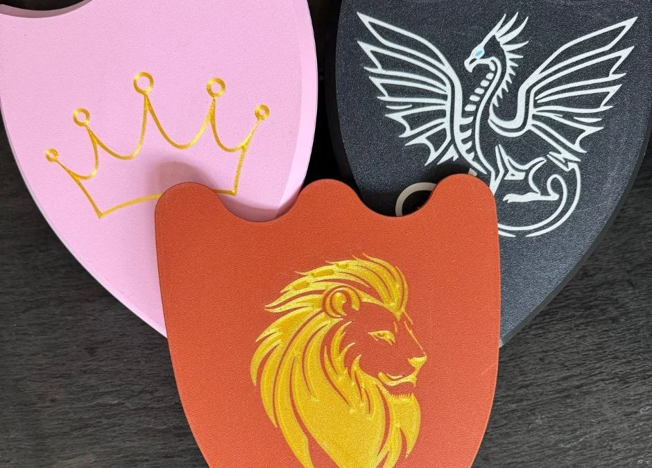 3D-gedruckten Ritterschilder für Kinder