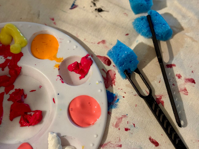 Wiederverwendbarer Schwammbürstengriff 3D-gedruckt zum Basteln