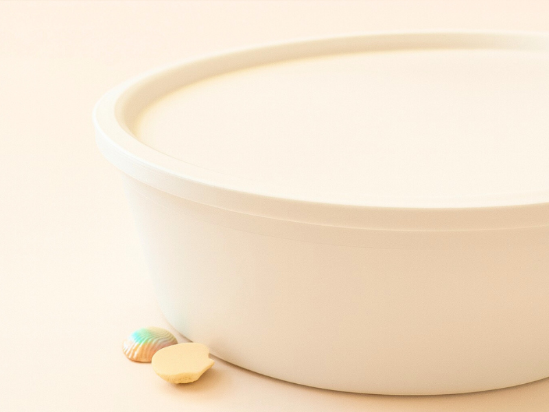 3D-gedrucktes Sensorik Spieltablett mit Deckel – nachhaltiges DIY-Projekt aus PLA, 40 cm Durchmesser