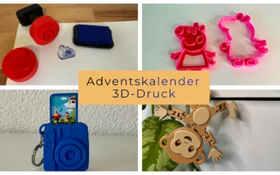 Adventskalender Teil 1: 12 kreative Ideen mit STL-Dateien