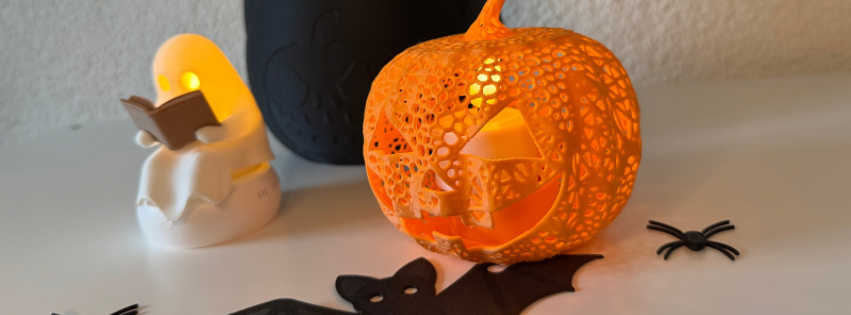 Halloween Deko aus dem 3D-Drucker