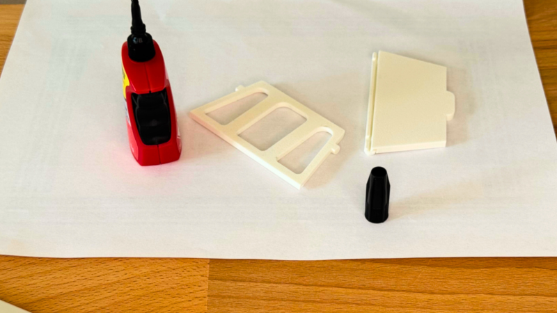 Wiederverwendbarer Schwammbürstengriff 3D-gedruckt zum Basteln