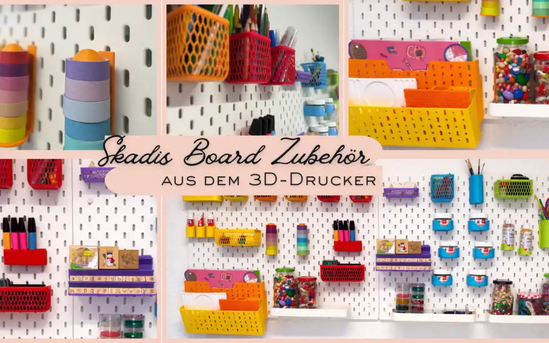 Skadis Board für Kinder – unsere Bastelecke