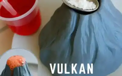 Vulkan Experiment für Kinder