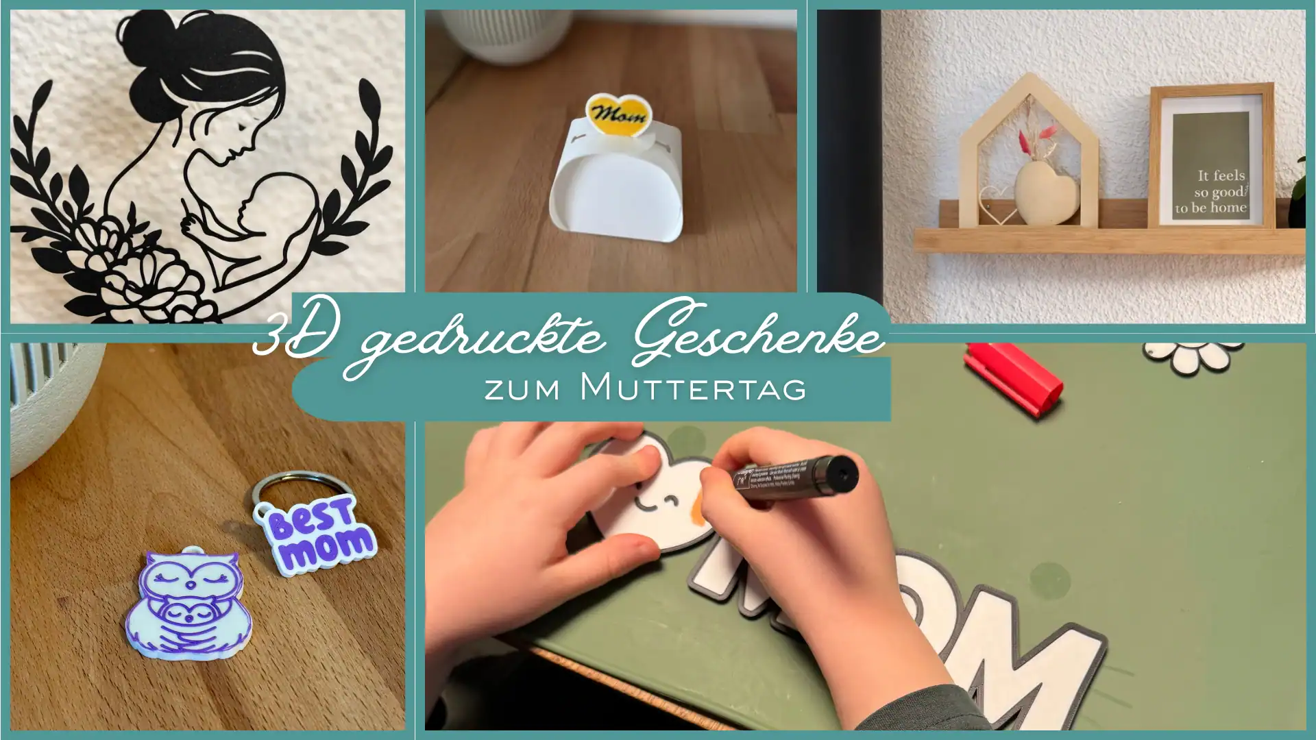 3D-gedruckte Geschenke zum Muttertag – 6 stilvolle Geschenkideen für Mama